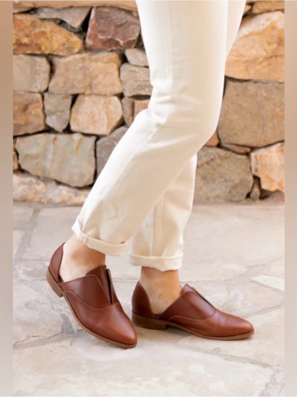 Nisolo Women’s Brown Leather Slip-On Loafers